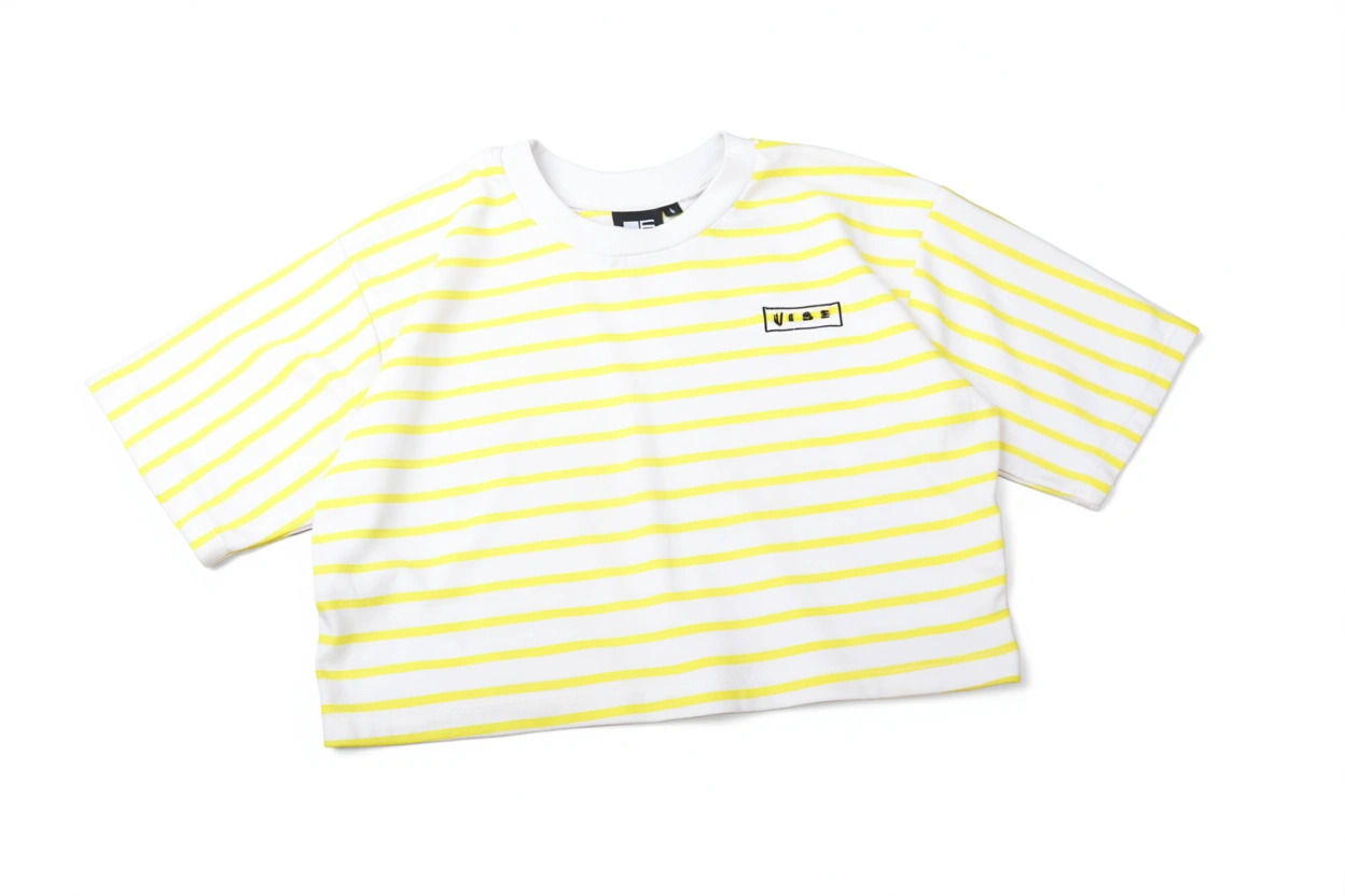 Lepa Striped Crop Tee - Image 3